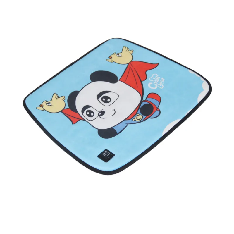 Wholesale comfortable Blue Cartoon Graphene Heated  seat cushion pad Eco-friendly Design with Portable Features