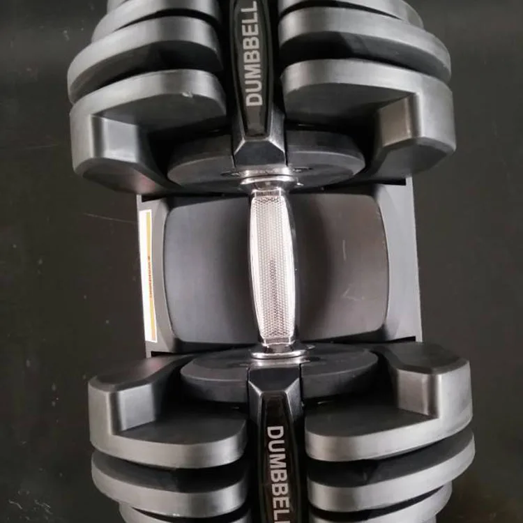 Amazon Top quality Free weigh man power strength training 24kg 40kg 50kg quickly automatic adjustable dumbbell heavy weight set