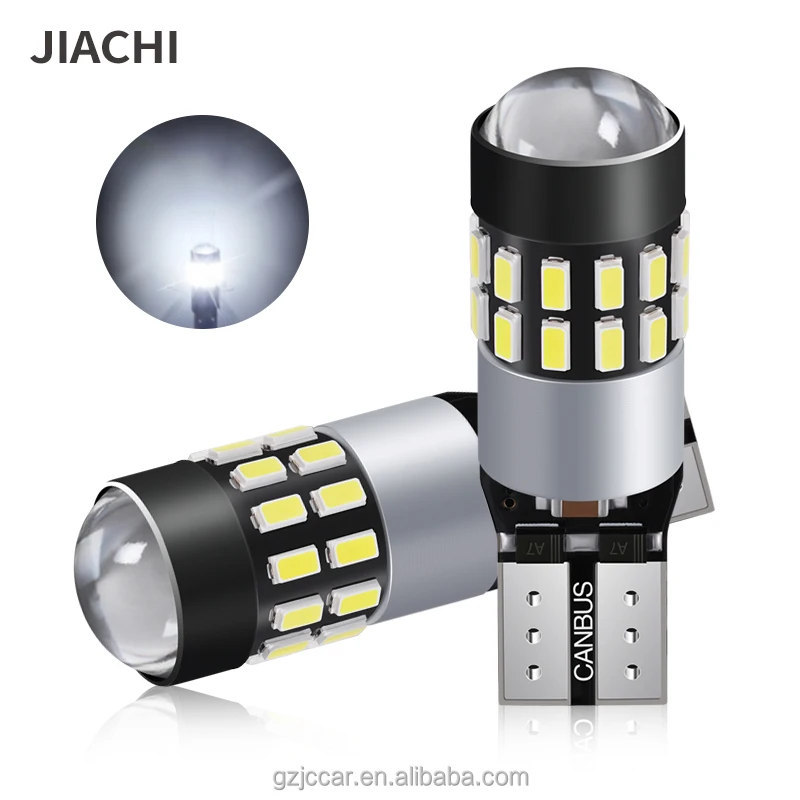 JIACHI FACTORY T10 For Car LED W5W CANBUS No Error Auto License Plate Light 168 Non-Polarity DC12V-24V 3014Chip Trunk Lamp 30SMD