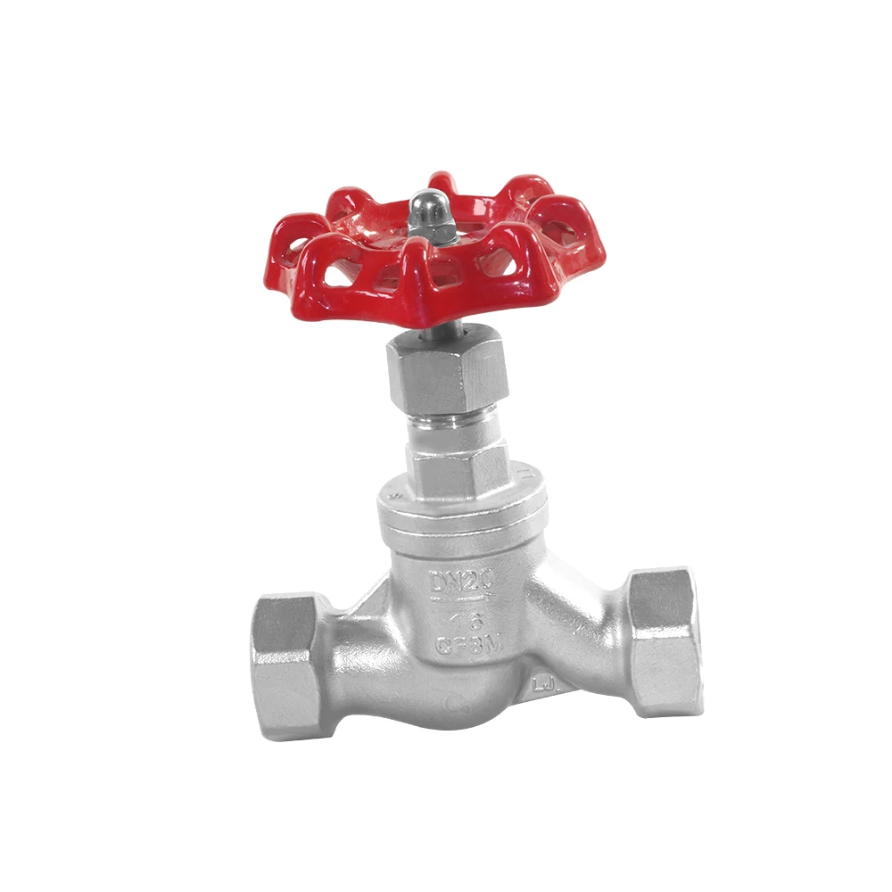 Furui High Temperature Steam NPT BSP 1.6mpa 2000wog 304 316 Stainless Steel WCB Manual Screw Female Threaded Stop Globe Valve