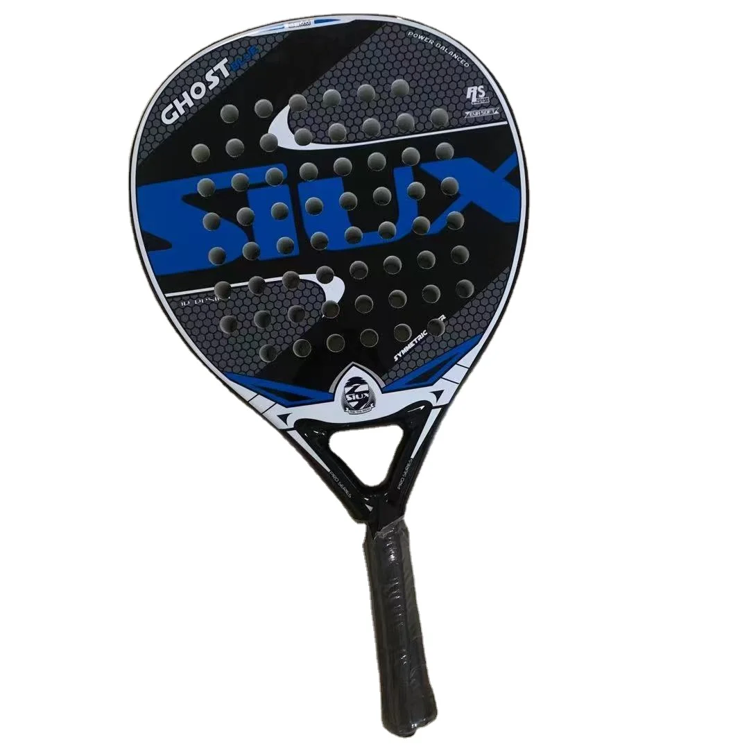 Uniker Tennis  Padel Racket Carbon Fiber Soft EVA Face Tennis Paddle Racquet Racket oem logo customize tennis rackets