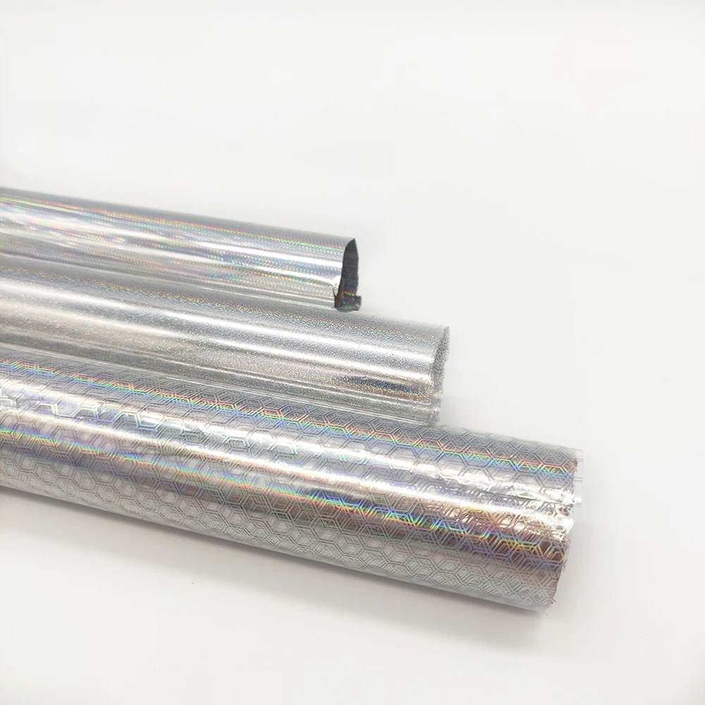 silver sand design holographic heat transfer laser Foil Supplier