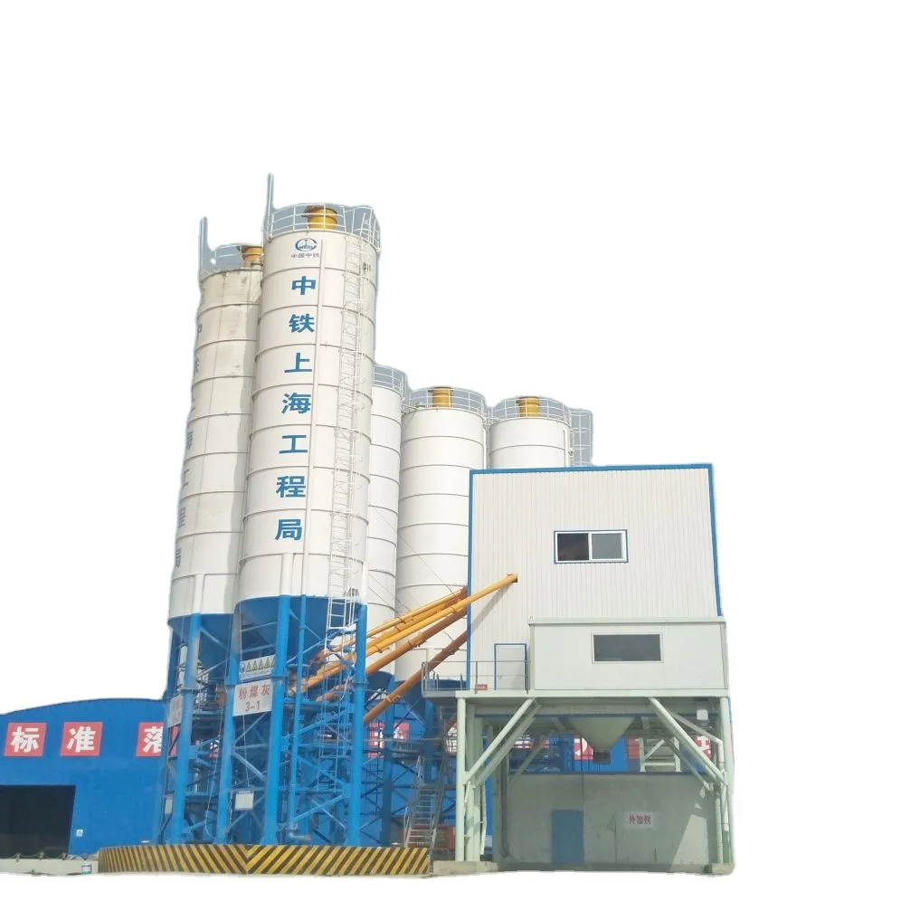 FYG HZS180 Electric Power Type Mixing Plant Conveyor Loading New Condition Production Line Machine Core Components Include Motor