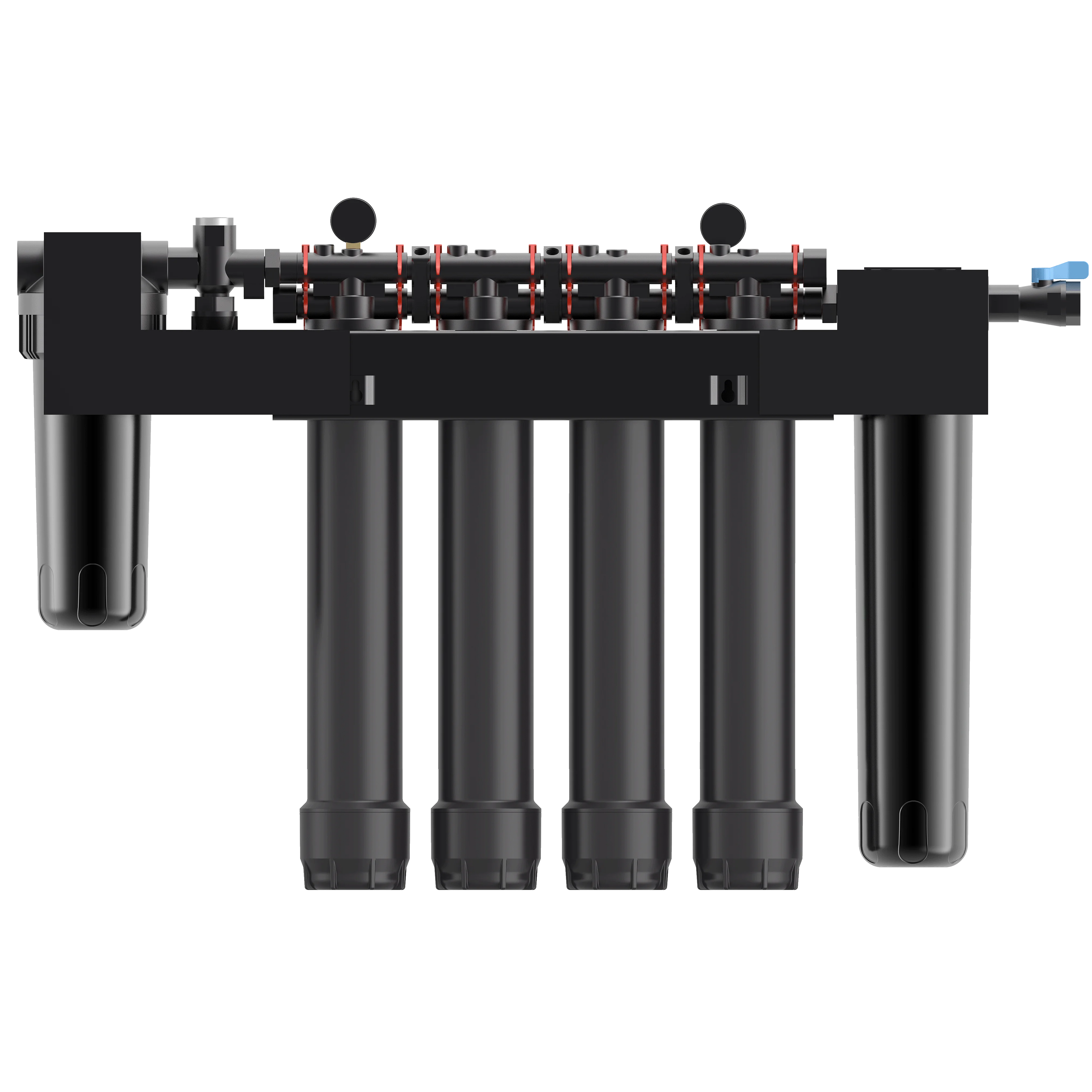 Aicksn 4 Stage Commercial C4-400 Water Filtration System Large Flow Golden Supplier Water Treatment Machinery Equipment