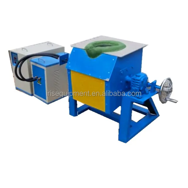 3-150 кг среднечастотная плавильная медная индукционная печь