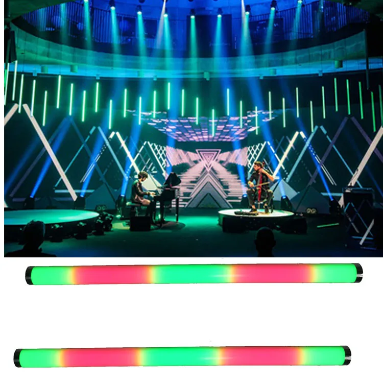 1 M Waterproof IP65 Battery Powered Wireless DMX 128pcs * 0.25 W RGBW Pixel Tube Light With Dimmer