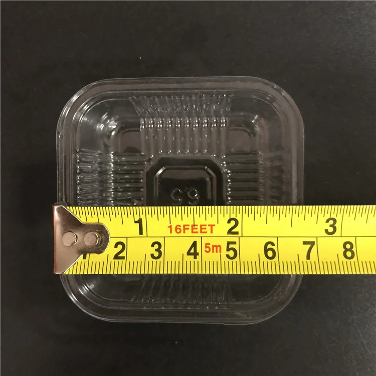 Custom Disposable Food Grade Independent Bakery Square Plastic Container Inner Tray For Mooncake Blister Packaging