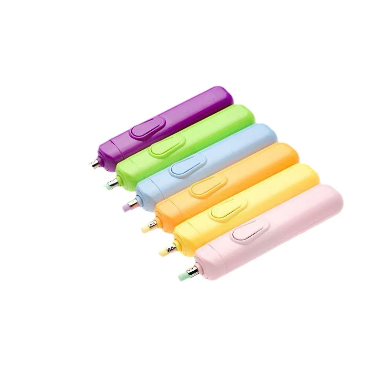 School Office Stationery Electric Rubber Eraser For Kids Sketch Dedicated Pencil Rubber Plastic Eraser