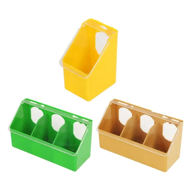 Poultry Bird Water Feeding Box Hanging Pet Parrot Pigeon Feeder Tough Plastic Homing Pigeon Bird Bath Feeder