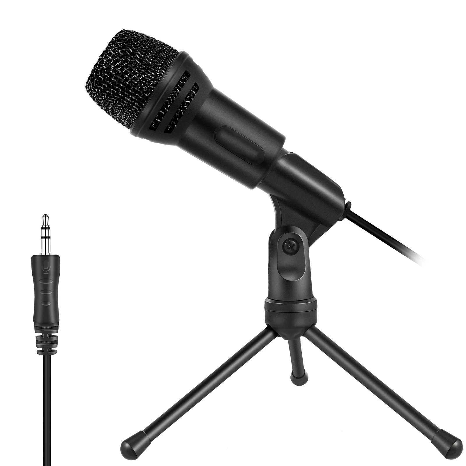 Высококачественный конденсаторный микрофон со штативом для компьютера Podcast Youtuber Skype K-sing и прямого вещания микрофон