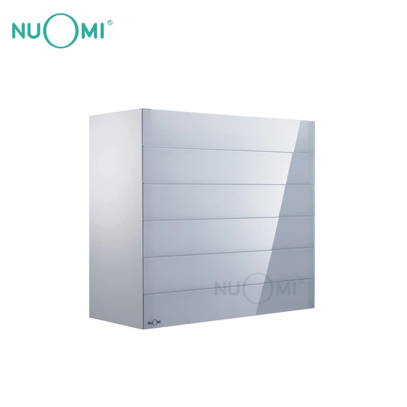 
NUOMI Cupboard Electric Shutter Door Pantry Organizer Kitchen Storage Basket 