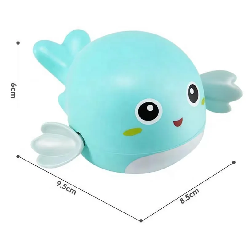 2024 Baby Bath Toys Swimming Water Game Cartoon Animal Whale Turtle Classic For Toddler Yellow Duck Toy Cute Whales crabs turtle