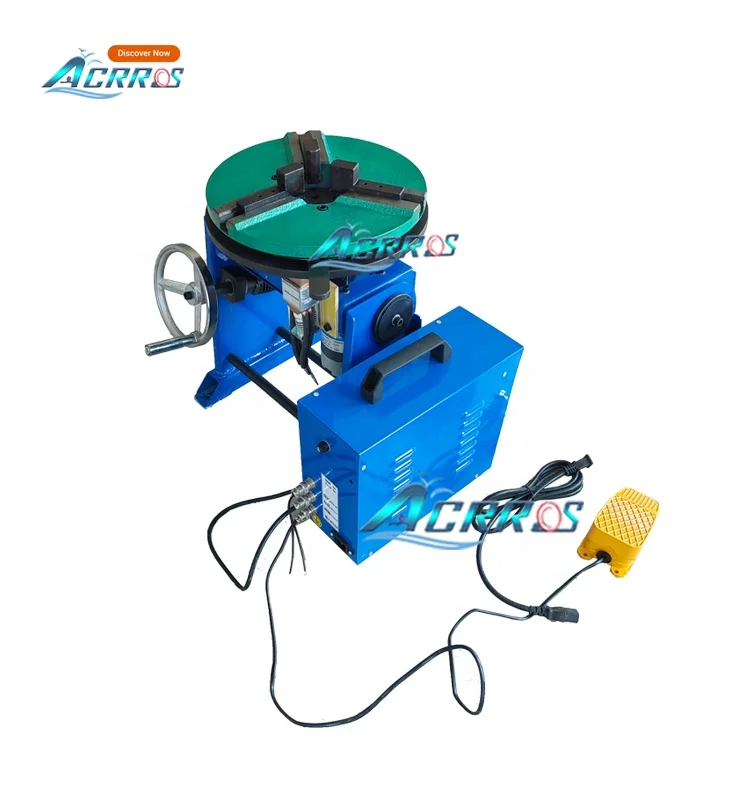 220V Automatic Pipe Welding Positioner with 300 Kg Turntable Capacity Welding Equipment for Sale