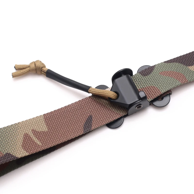 CORDURA быстро регулируемый быстросъемный плечевой ремень двойной точечный шнур уличный Многофункциональный тактический веревка