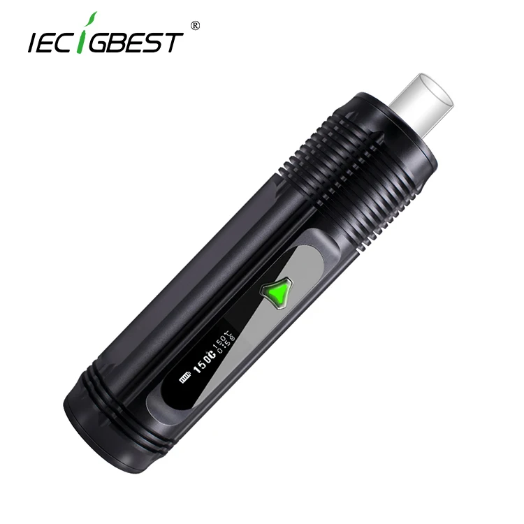 
IECIGBEST new Ceramic heating chamber 14mm portable Elite vaporizer dry herb Aluminum alloy 2500mah herbal vaporizer herb 