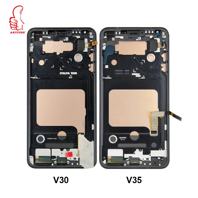 For lg v30 display with Frame Digitizer Assembly For LG V30 LCD