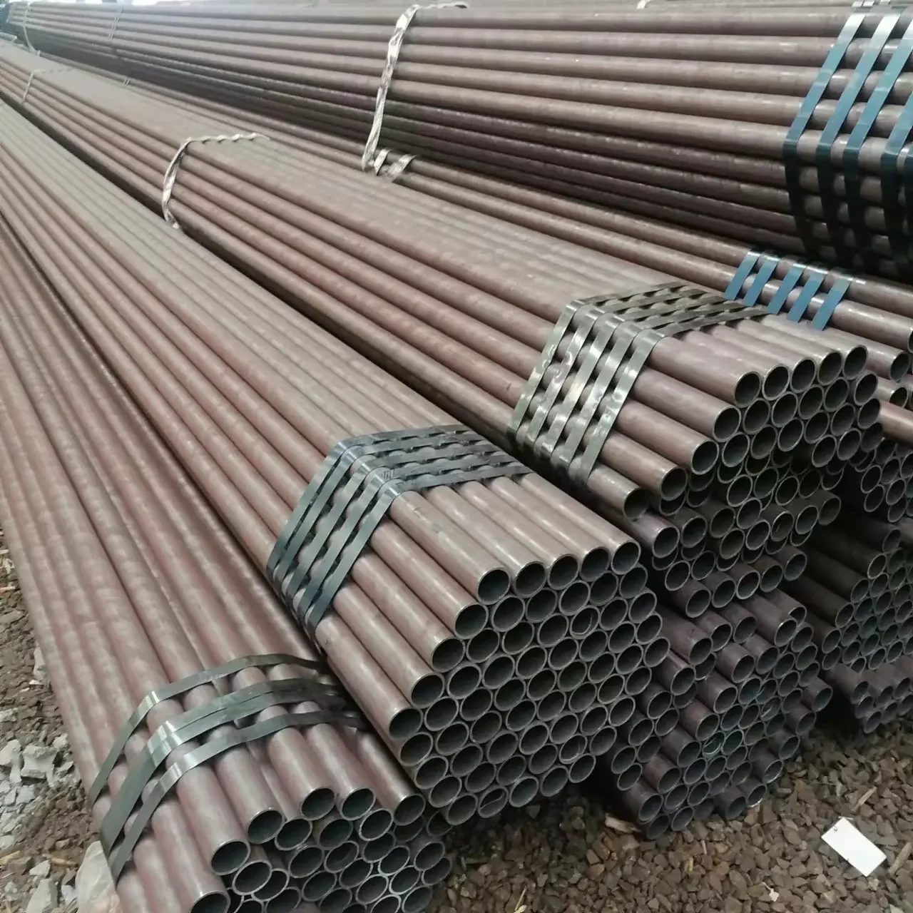 ASTM A106  A53 API 5L Ms Seamless Steel Pipe Hot Rolled Round Black Iron Carbon Steel  Pipe