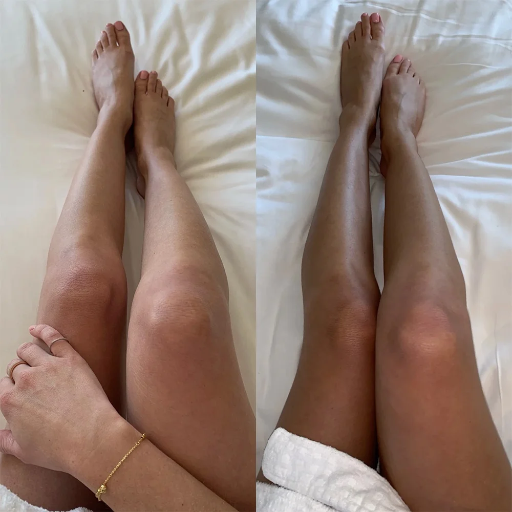 Увлажняющий загар без солнца, чистый натуральный Темный дубильный пеноматериал, самозагаряющийся мусс