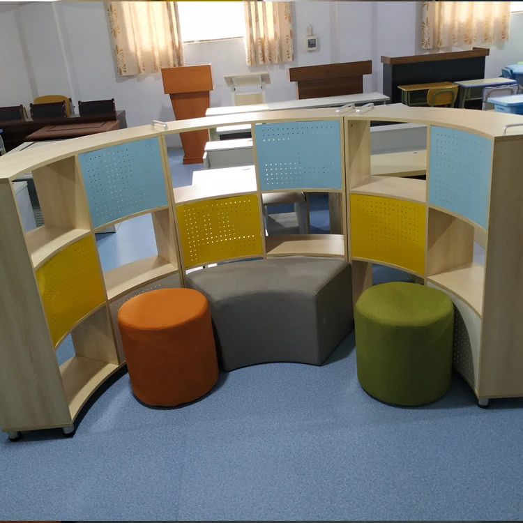 2024 New Product School/Office/Home Use Book Storage Bookcase Modern Style wooden library bookcase