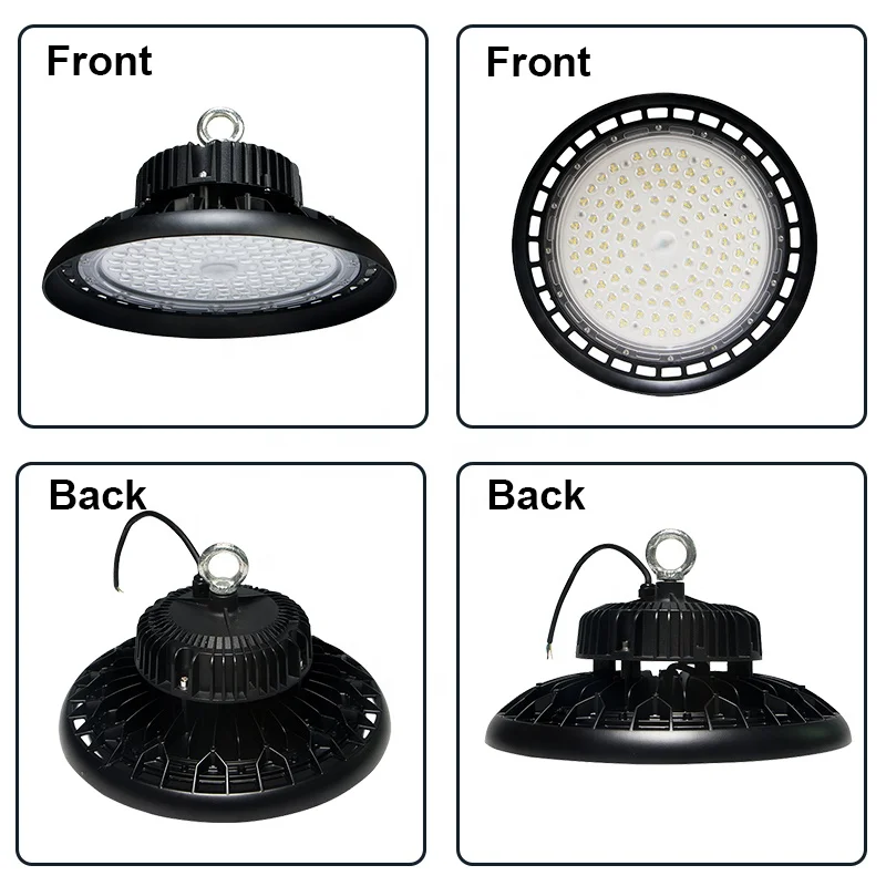 High Brightness & Bill Saving 140lm/W 100W 150W 200W 240W UFO LED Hanging High Bay Light