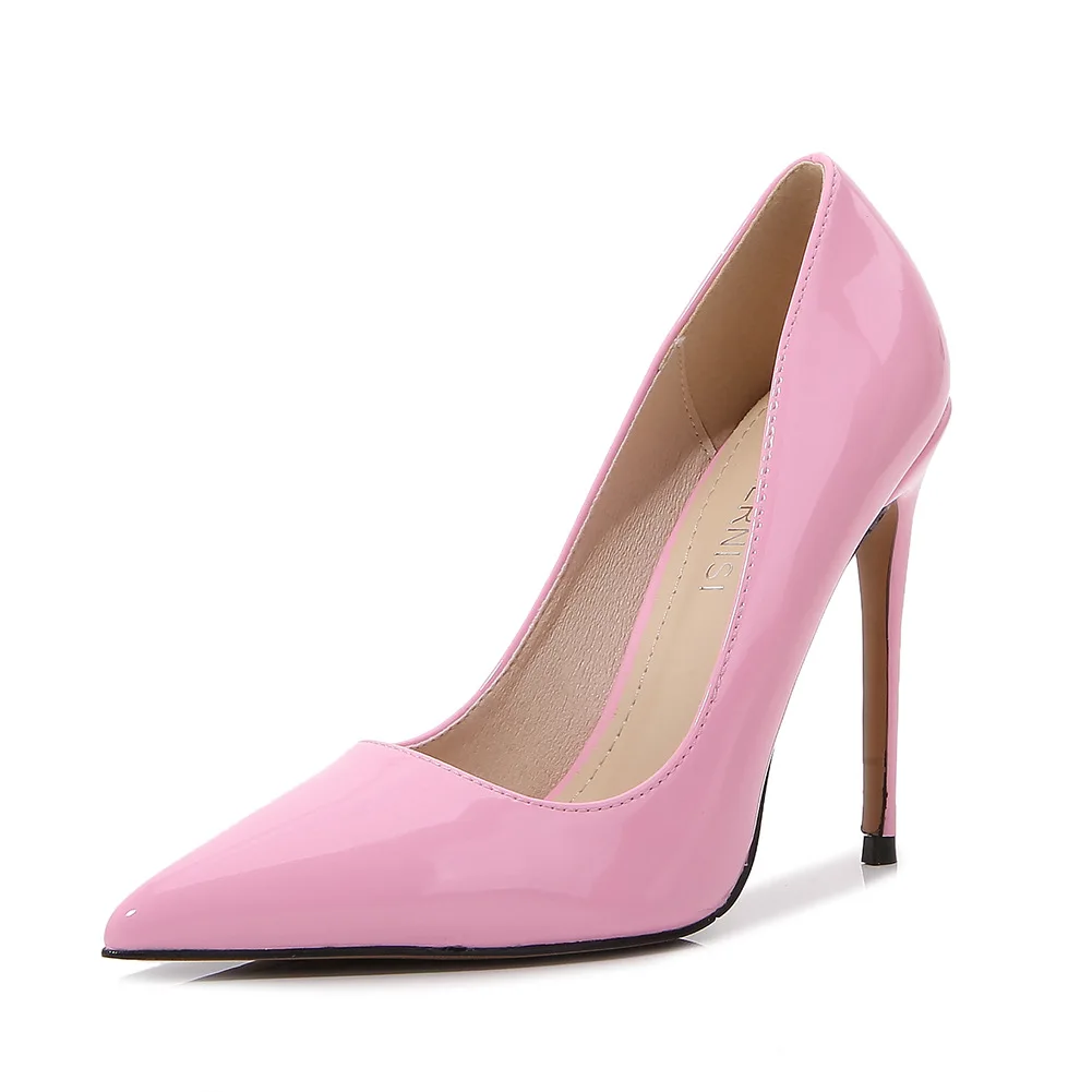 sh10419a Size 35 - 46 Women Party Sexy Wedding Pumps 12cm Pointed Thin Heel High Heels Shoes