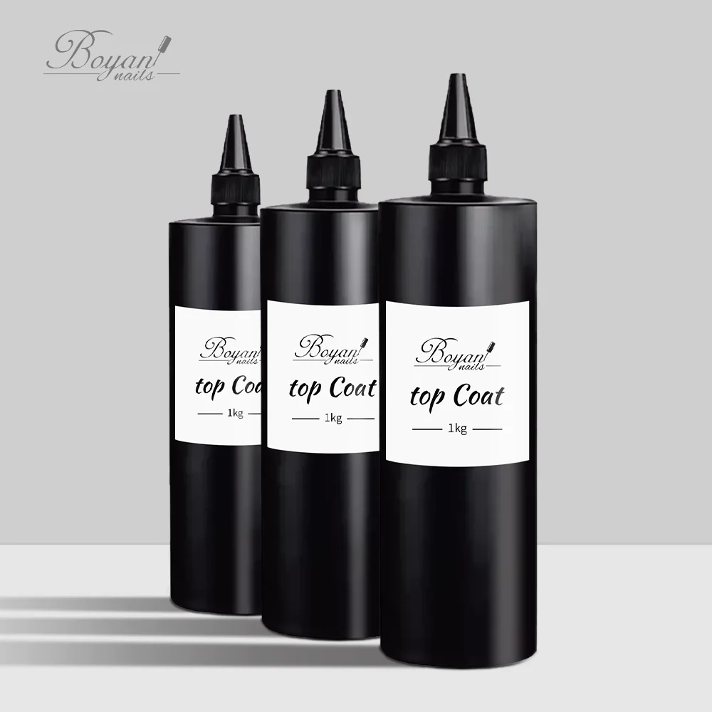 SCI Wholesale 1kg Gel Polish Clear Uv Led Matte Velvet Nano Long Lasting Top Coat Nail Polish