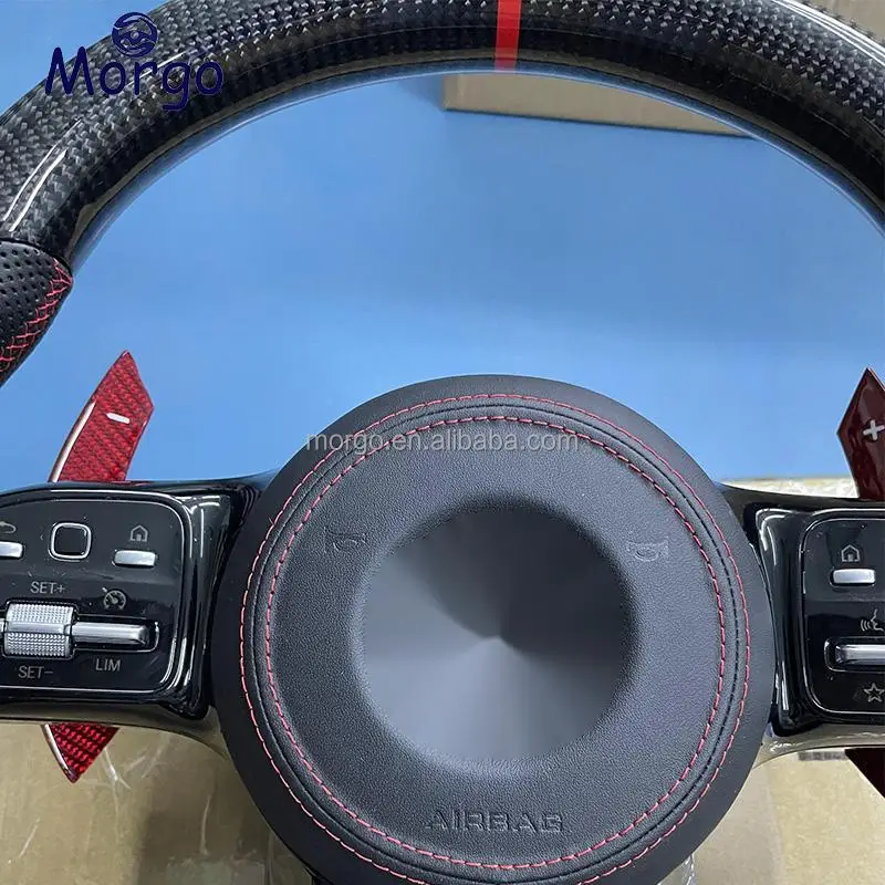 Custom carbon fiber Steering Wheel Upgrade Fit for Mercedes benz AMG W204 205 B C E G CL GL S Class  Steering Wheel