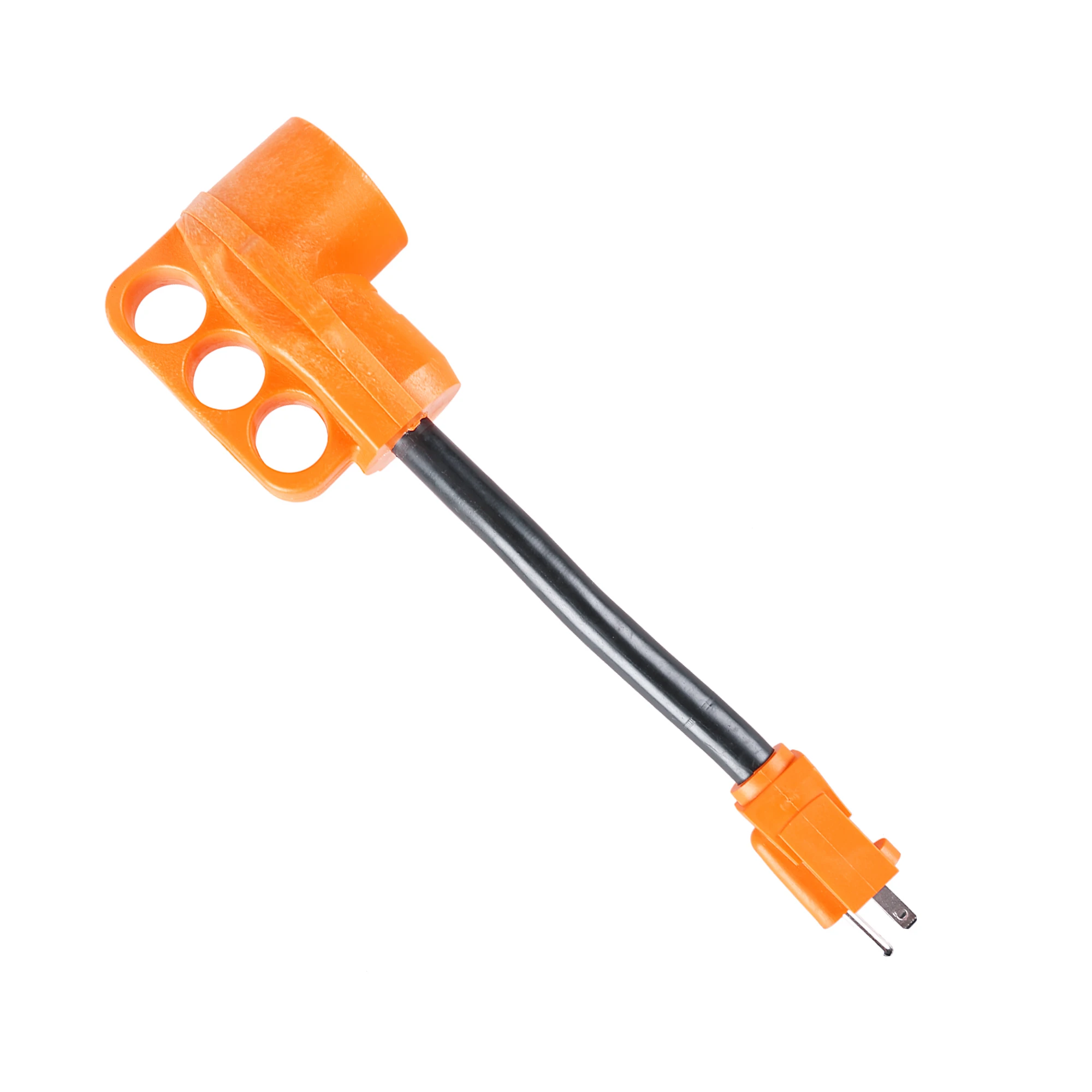 RV Electrical Power Adapter Cord 30A Male to 50A Female 10/3 STW Power Cord NEMA 5-15P 30 Amp Male Plug to 14-50R  125V