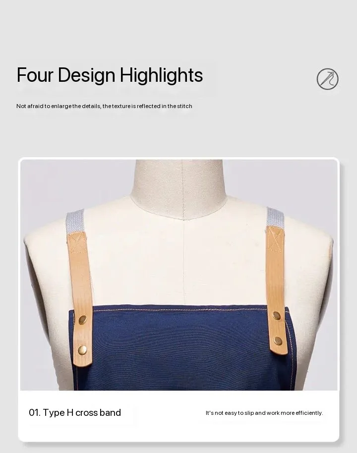 Y-X Polyester Custom Aprons Logo Kitchen Cleaning Cooking Restaurant Apron For Chef Sublimation