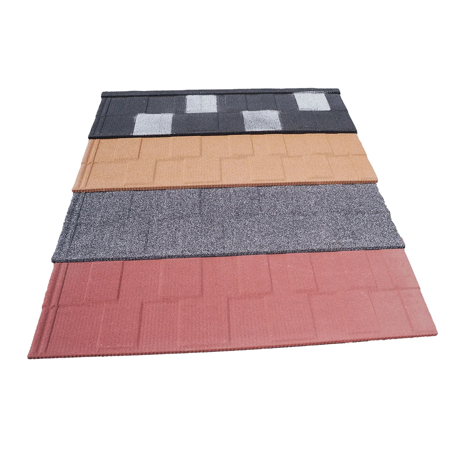Building Materials Heat Insulation Stone Coated Metal Sheet Fire Proof Africa Market Stone Coated Metal Sheet for House
