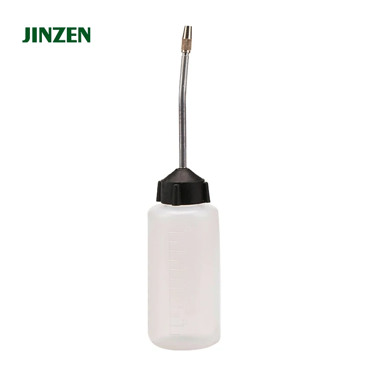 Sewing Machine Oil can / Plastic oiler can with iron Handle P010 120ML JZ-71404