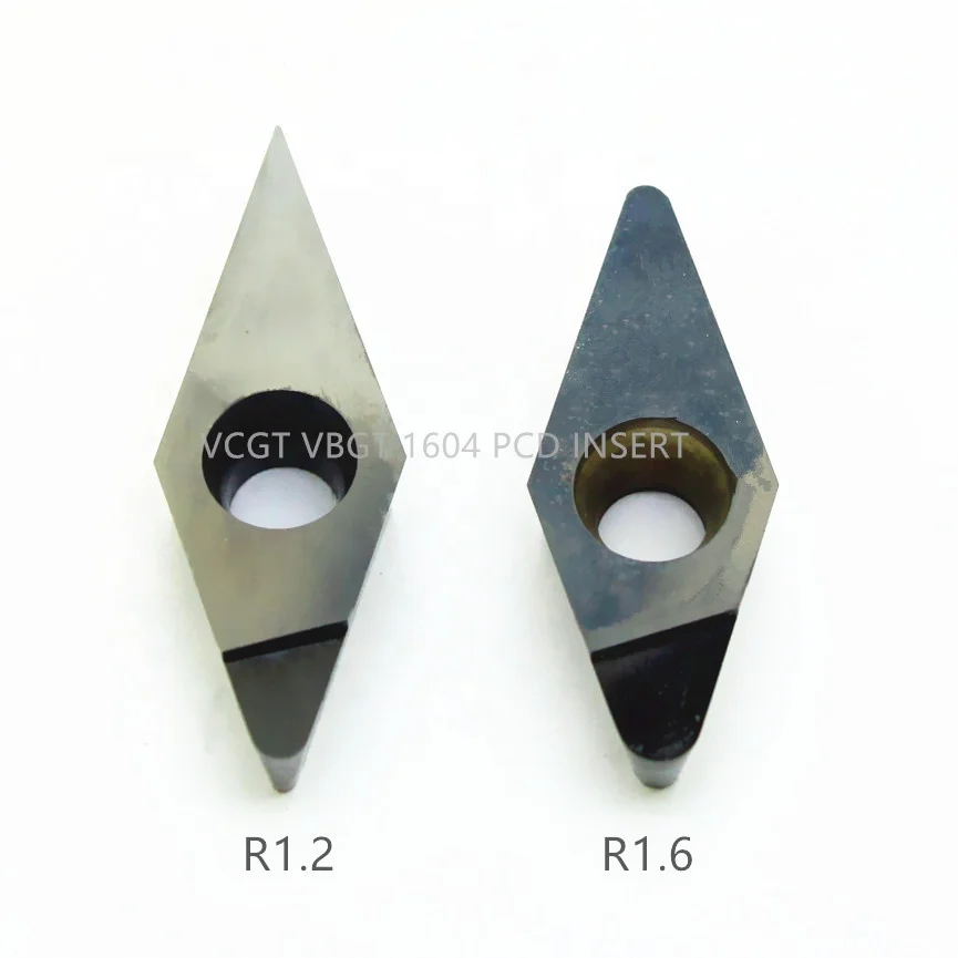 Factory Price Lathe Diamond Turning Tools CBN PCD Cutting Insert VCMW VCGT VCGW for Aluminum Brass