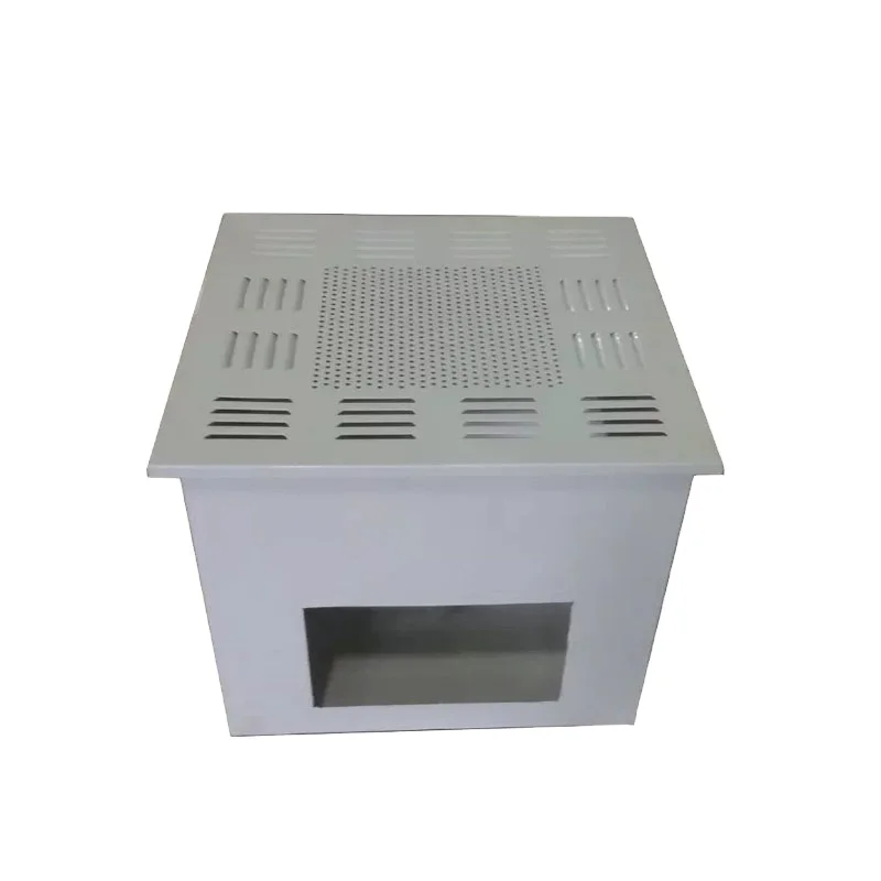 YANING Cleanroom Ceiling Terminal HEPA Filter Box Units With DOP Port