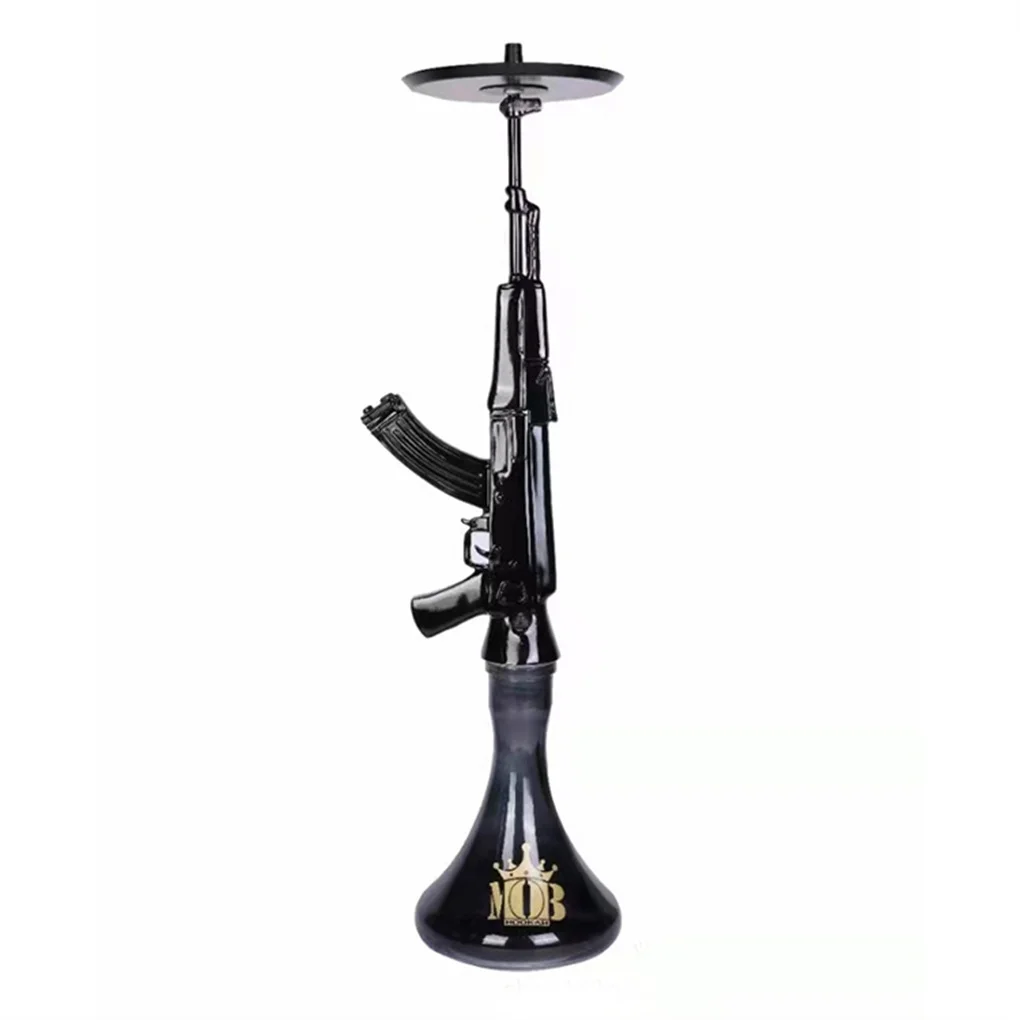 New Large Glass Aluminium Alloy Rocket Metal Shisha Set Buy Rocket Led Hookah