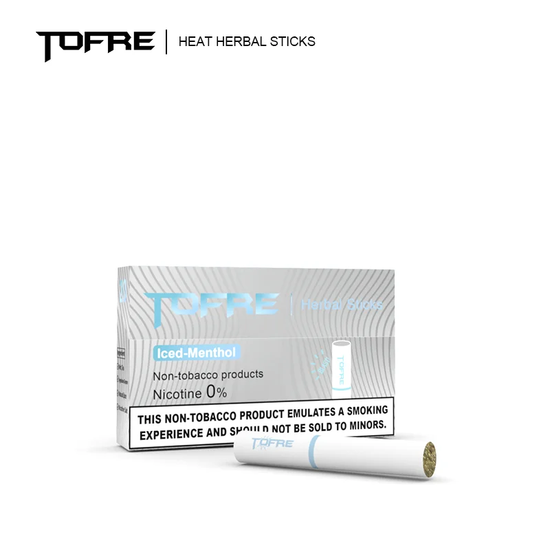 Tofre Manufacturer Menthol Flavor Heat Not Burn Sticks For Heat Device Heat Tobacco Herbal Sticks