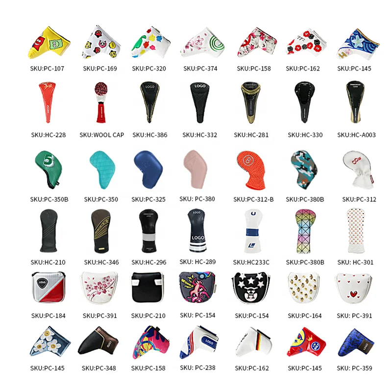 Custom Golf Head Covers Club Wood Driver Cover Set Golf Headcover