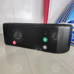 Inflatable drop stitch ice plunge portable ice bath tub with cooling system