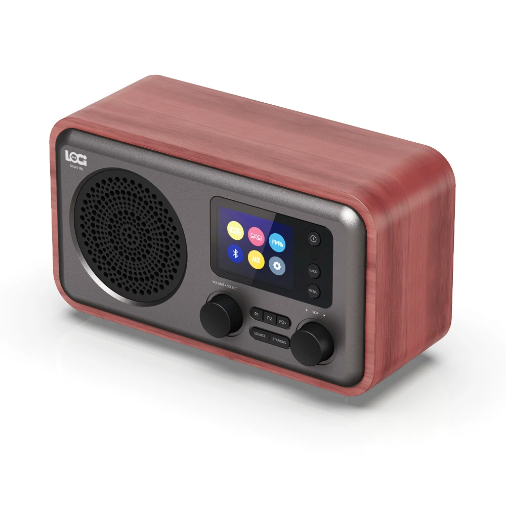 
2.4 inch TFT color display Wifi internet Radio with DAB radio / FM radio / Bluetooth 