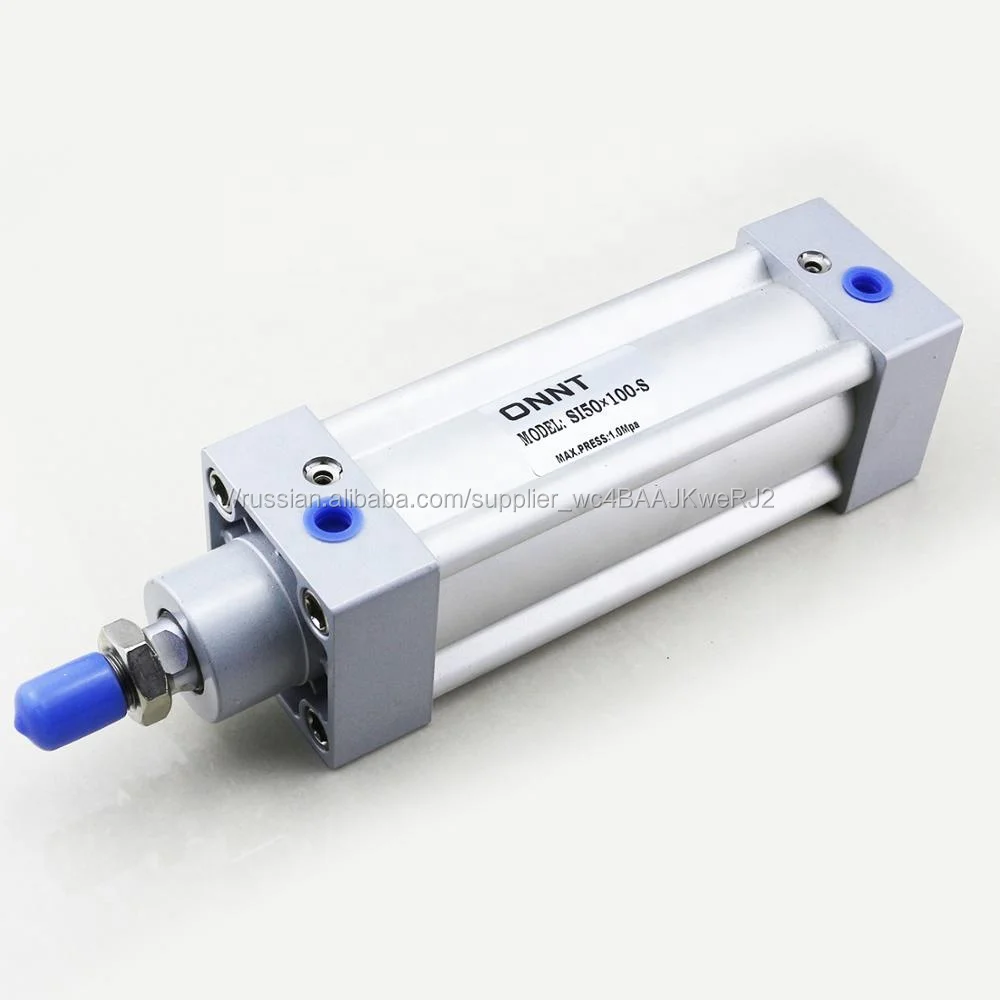 Airtac ISO15552 алюминиевый корпус стандарт двойного действия SI пневматический цилиндр