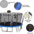6 8 10 12 Ft Outdoor safety trampoline children adults High Quality Trampoline Portable kids bouncy bed With protective net