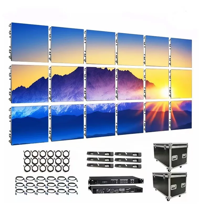HD 4K Indoor LED Display Screen Panel P1.2 P1.5 P1.86 P2 P2.5 Video Wall LED Indoor Display