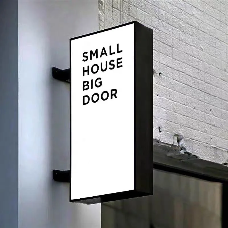 Manufacture Custom Made Restaurant Led Light Box Customized Shape Outdoor Advertising Board Acrylic LED Light Box Sign