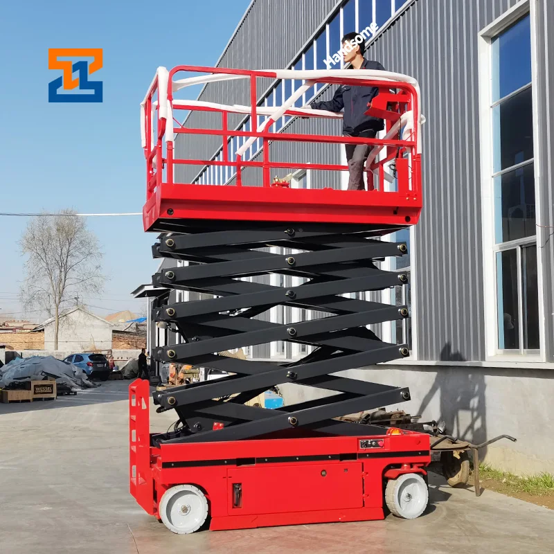 8m 10m 12m 14m 16m Skylift Mobile Lifter Scaffolding Hydraulic scissor lift scissor platform for aerial work