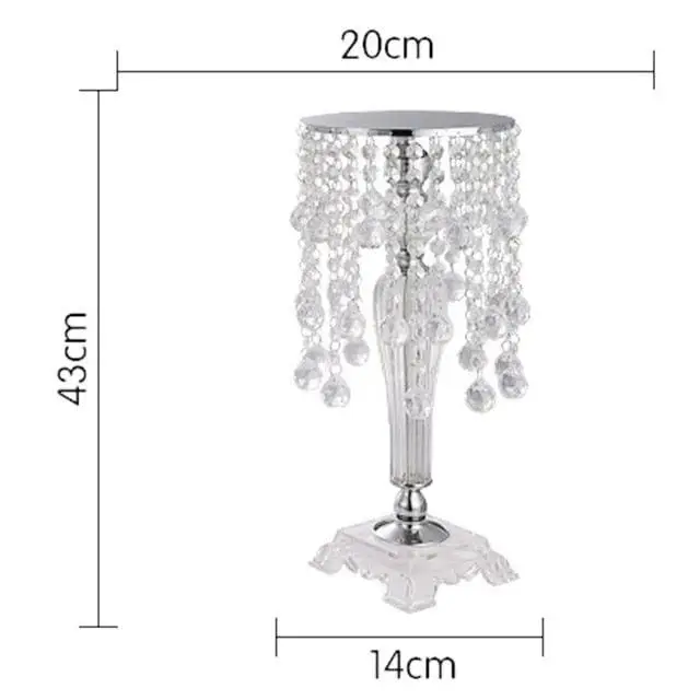European Style Ornaments Wedding Party Home Event Decoration Crystal Flower Stands Wedding Table Decoration Centerpieces