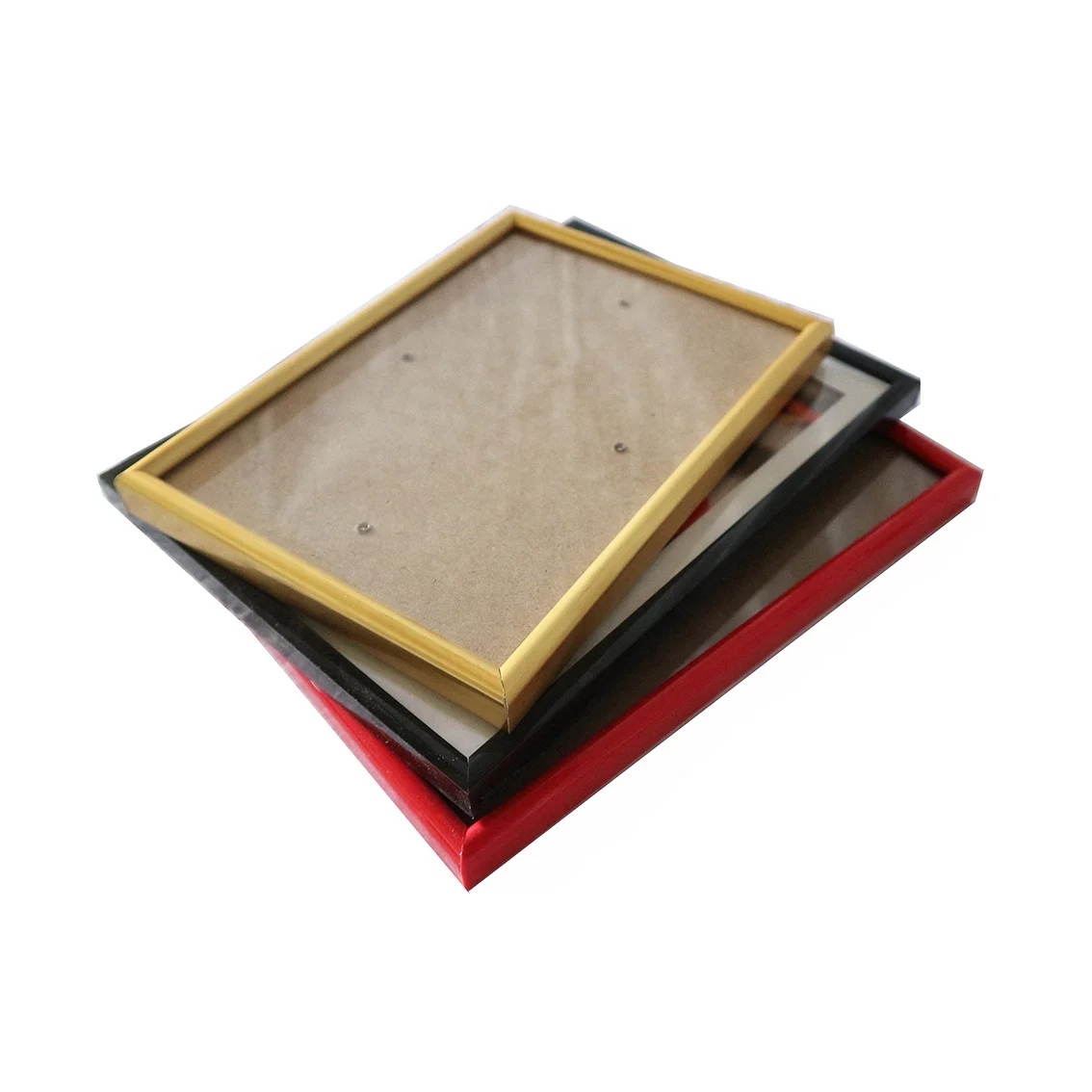 
Wholesale new design cheap PVC photo picture frame black red gold wall decorative photo photo 