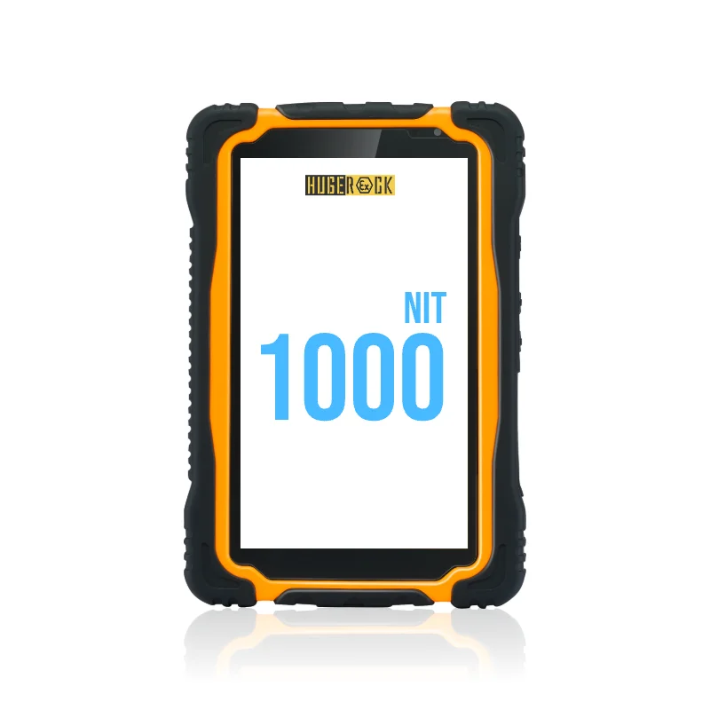 HUGEROCK T70EX Android13 Shockproof Dual Sim Card Displayport 10000mAh 1000nit nfc reader for rugged 7 inch Tablet PC computer