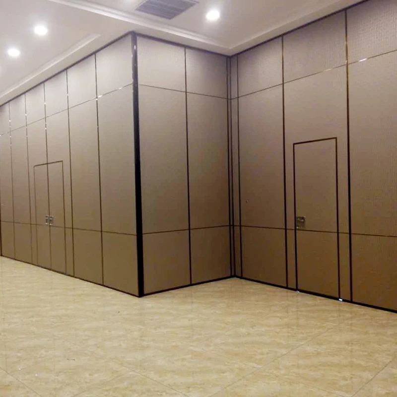 Modern Hall And Hotel High Room Divider Sliding Hanging Soundproof Portable Diy Wooden Restaurant Operable Partition Wall