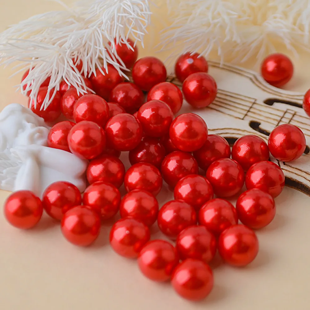 Wholesale ABS Acrylic Round Beads Faux Pearls NO Hole 1.3-10MM Mixed Color for Craft DIY Jewelry Making