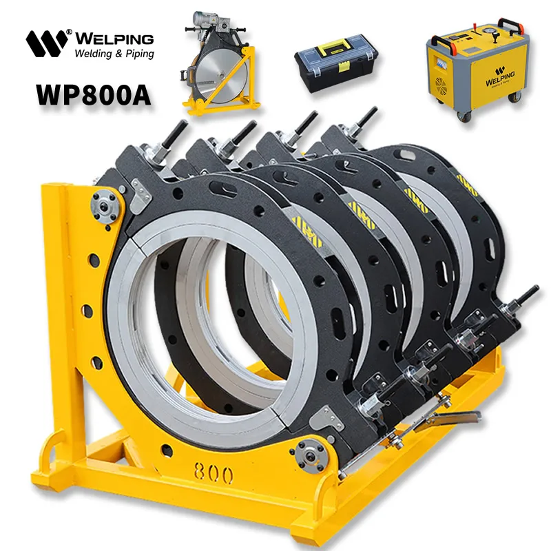 630-800mm HDPE PP hdpe butt fusion welding machine thermofusion polyfusion