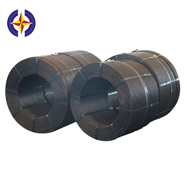 15.24mm Blue Color PE Coated Unbonded PC Strand For Construction